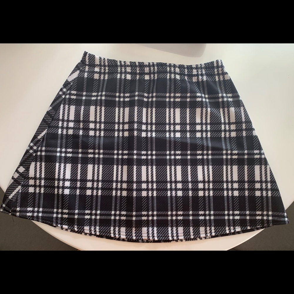 Plaid Mini Skirt